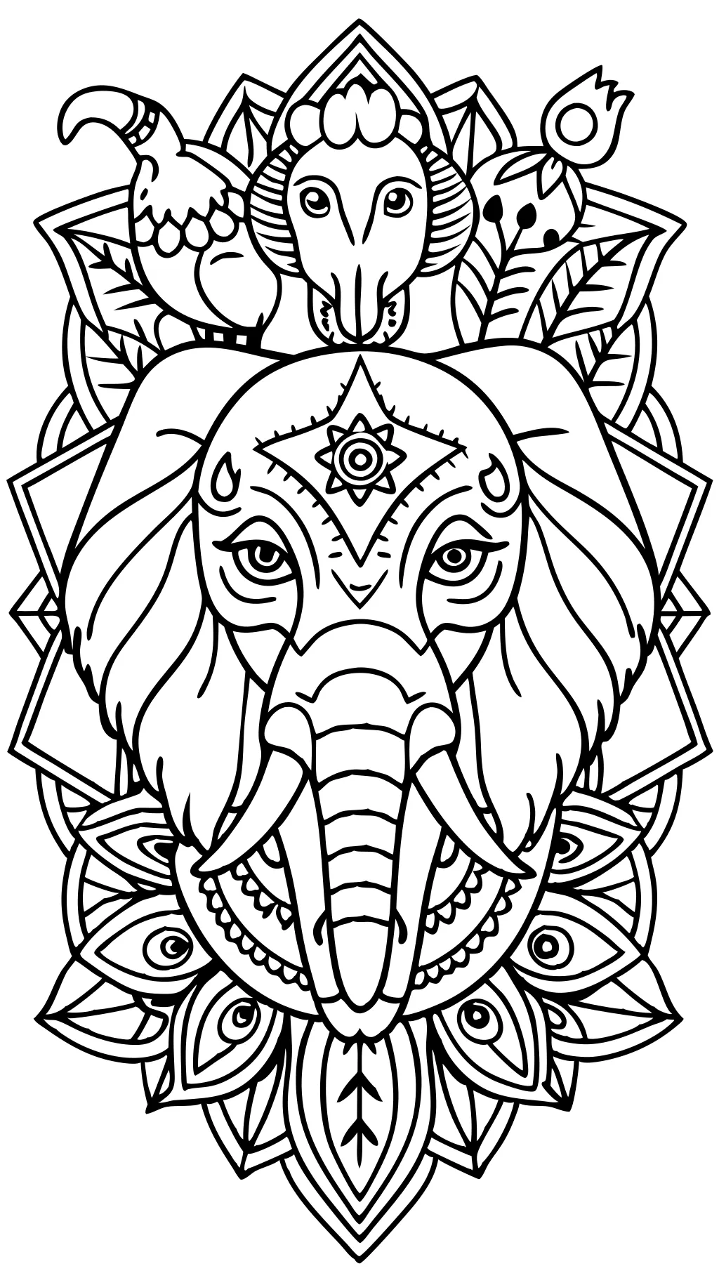 free coloring pages for adults animals